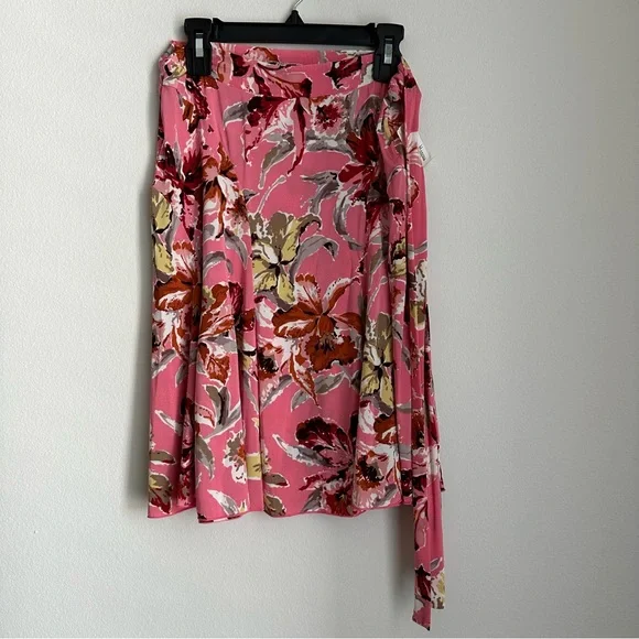 NWT Pink Floral Blumarine Skirt